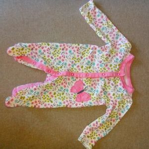 Baby Girl Footed Pajamas